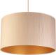 EULUNA Hanglamp Essex, gestructureerde stof, goud