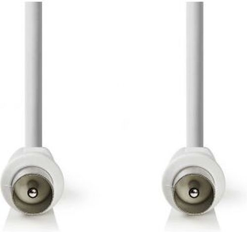 Nedis Coaxkabel 90 dB | IEC (Coax) Male - IEC (Coax) Male | 1,5 m | Wit