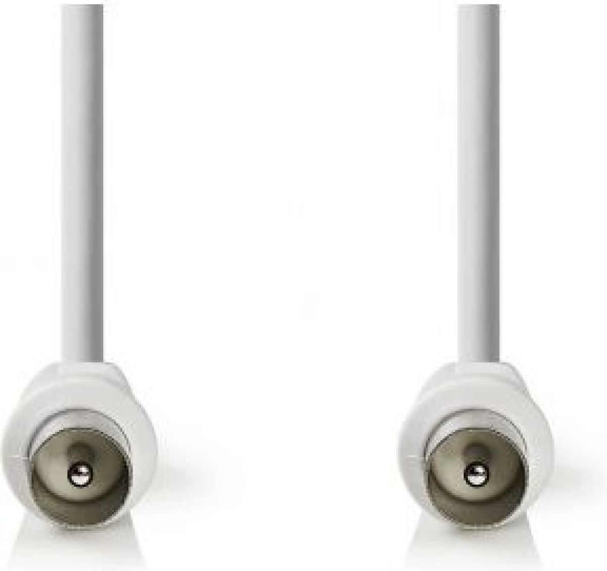 Nedis Coaxkabel 90 dB | IEC (Coax) Male - IEC (Coax) Male | 1,5 m | Wit