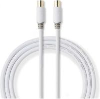 Nedis Coaxkabel 90 dB | IEC (coax) male - IEC (coax) male | 2,0 m | Wit [CSBP40200WT20]