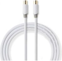 Nedis Coaxkabel 90 dB | IEC (coax) male - IEC (coax) male | 5,0 m | Wit [CSBP40200WT50]