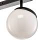 EULUNA Plafondlamp Sfera 3-lamps direct lang glas/zwart