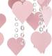 EULUNA Plafondlamp Corazon in pink met harten