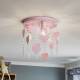 EULUNA Plafondlamp Corazon in pink met harten
