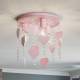 EULUNA Plafondlamp Corazon in pink met harten