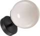 EULUNA Wandlamp Sfera 1-lamp glas/chroom/zwart