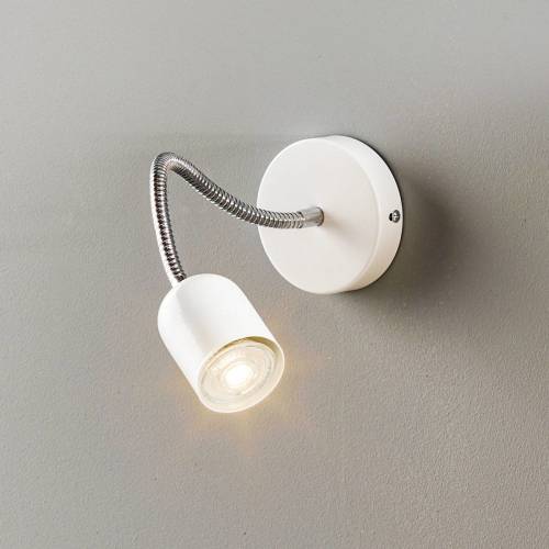 EULUNA Wandlamp Maxi met flexibele arm, wit