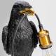 KARE Animal Sitting Crow tafellamp in zwart
