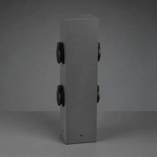 Trio Lighting Contactdooszuil Poller voor buiten, 4-voudig