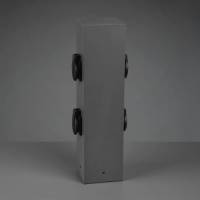 Trio Lighting Contactdooszuil Poller voor buiten, 4-voudig