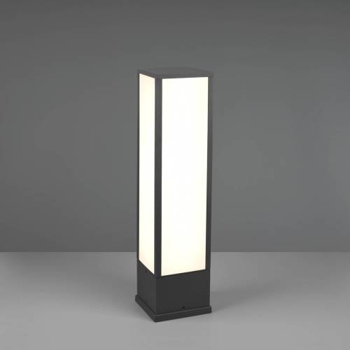 Trio Lighting LED sokkellamp Fuerte van aluminium, IP54
