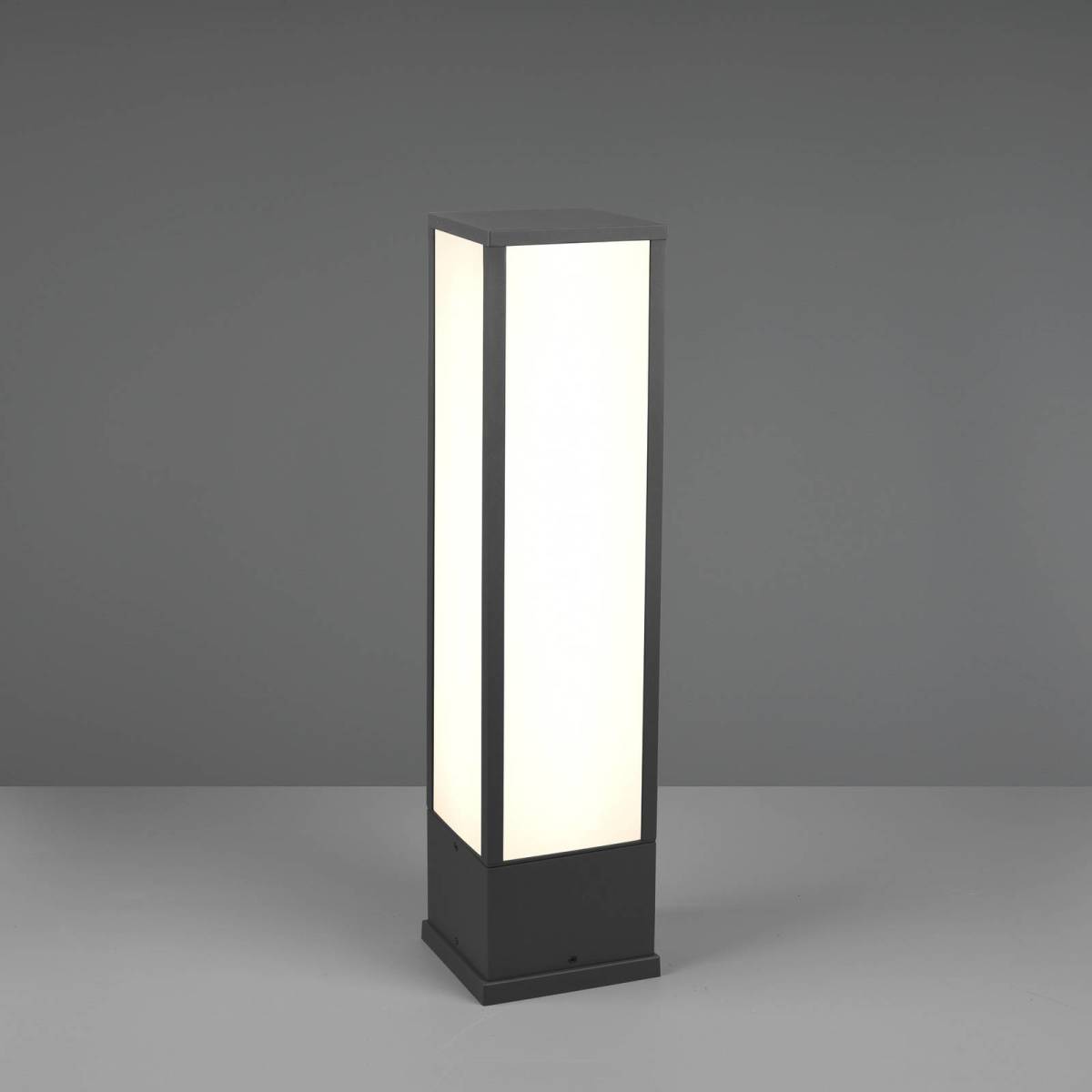 Trio Lighting LED sokkellamp Fuerte van aluminium, IP54