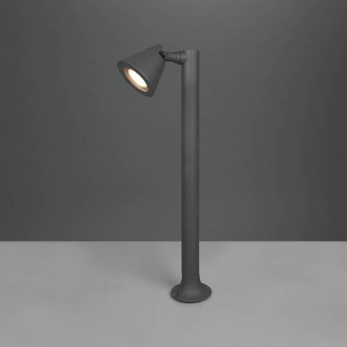 Trio Lighting Sokkellamp Kaveri van aluminium, antraciet