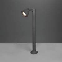 Trio Lighting Sokkellamp Kaveri van aluminium, antraciet