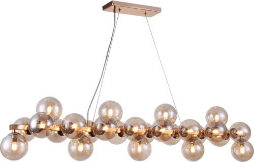 Maytoni Langwerpige hanglamp Dallas, goudkleurig