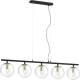 Lucande Sotiana hanglamp, glasbollen, 5-lamps