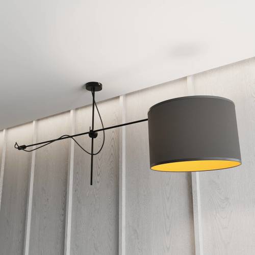 EULUNA Plafondlamp Viper in zwart en goud