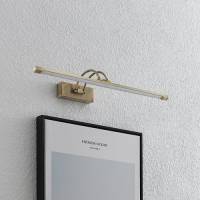 Lucande Felena LED schilderijlamp, messing antiek