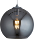 Searchlight Hanglamp Balls, glasbol gerookt, Ø 30cm