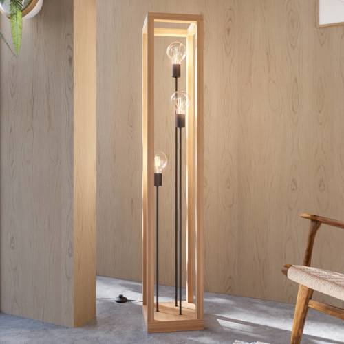 ENVOLIGHT Rowan vloerlamp van eikenhout