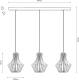 ENVOLIGHT Floj hanglamp, berkenmultiplex, 3-lamps