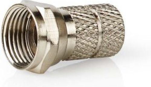 Nedis F-Connector | Male - Voor 5,5 mm kabels | 5 Stuks | Metaal