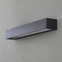 Bega Studio Line wandlamp breed zwart/alu 50cm
