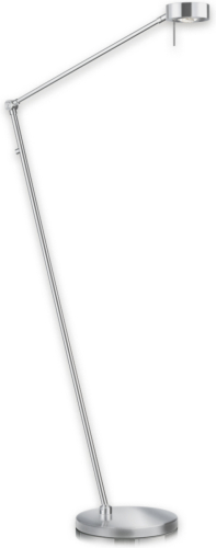 Knapstein LED-vloerlamp Elegance met 3 scharnieren, nikkel