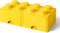LEGO Brick 8 opberglade - geel