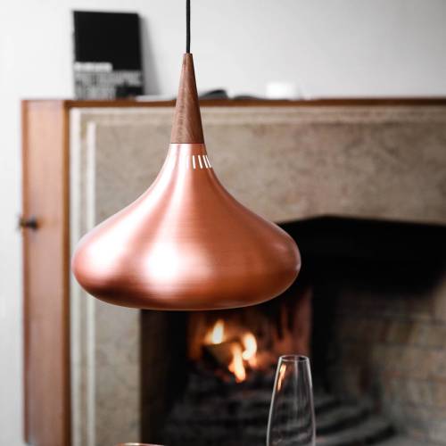 Fritz Hansen Orient P1 hanglamp koper/roze Ø 22,5