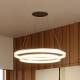 GROK Circ LED hanglamp met 2 ringen, 100 cm Ø