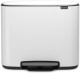 Brabantia Bo pedaalemmer - 11 + 23 l - White