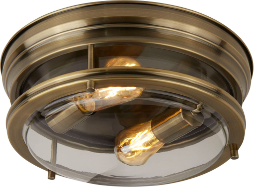 Searchlight Plafondlamp Edinburgh in oudmessing