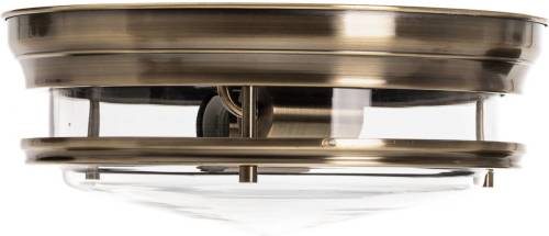Searchlight Plafondlamp Edinburgh in oudmessing
