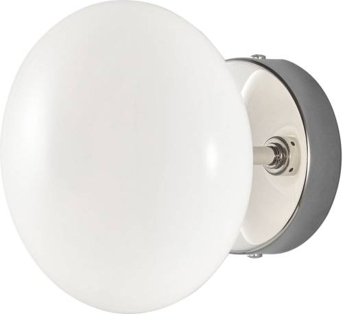 Mettallux Wandlamp Dolce, chroom/witte kap