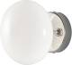 Mettallux Wandlamp Dolce, chroom/witte kap