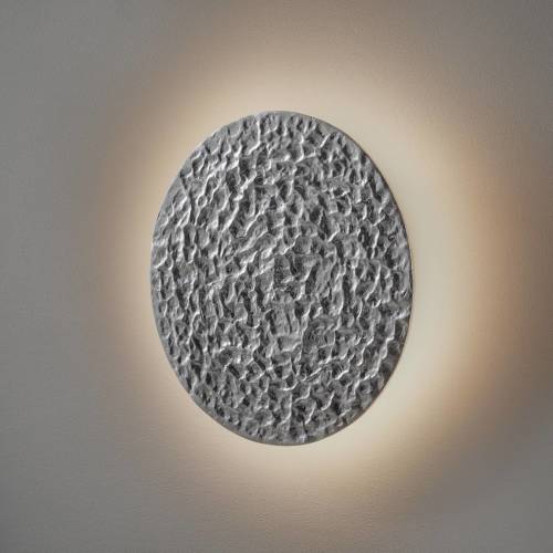 J. Holländer LED wandlamp Meteor, Ø 27 cm, zilver