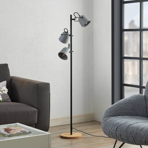 Lindby Adalin vloerlamp, grijs