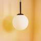 EULUNA Hanglamp Bosso, 1-lamp wit/zwart 40 cm