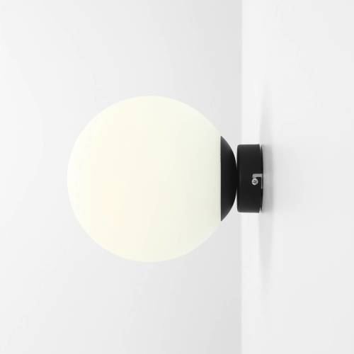 EULUNA Wandlamp Ball, wandhouder zwart