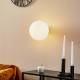 EULUNA Wandlamp Ball, wandhouder wit