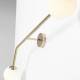 EULUNA Wandlamp Pure, 2-lamps, goud, horizontaal