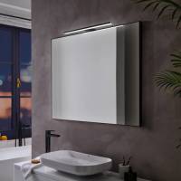 Ebir LED spiegellamp Esther 2, mat zwart, 50 cm