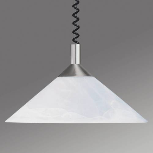 Hufnagel Saturn instelbare hanglamp, mat nikkel