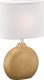 Fischer & Honsel Tafellamp Foro, goud/wit, hoogte 36 cm