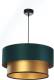 EULUNA Hanglamp Dorina, groen/goud Ø 40cm