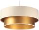 EULUNA Hanglamp Dorina, crème/goud Ø 40cm