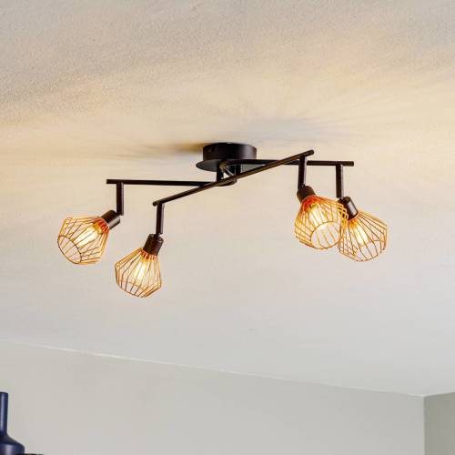 Brilliant Plafondlamp Dalma met vier lichtbronnen