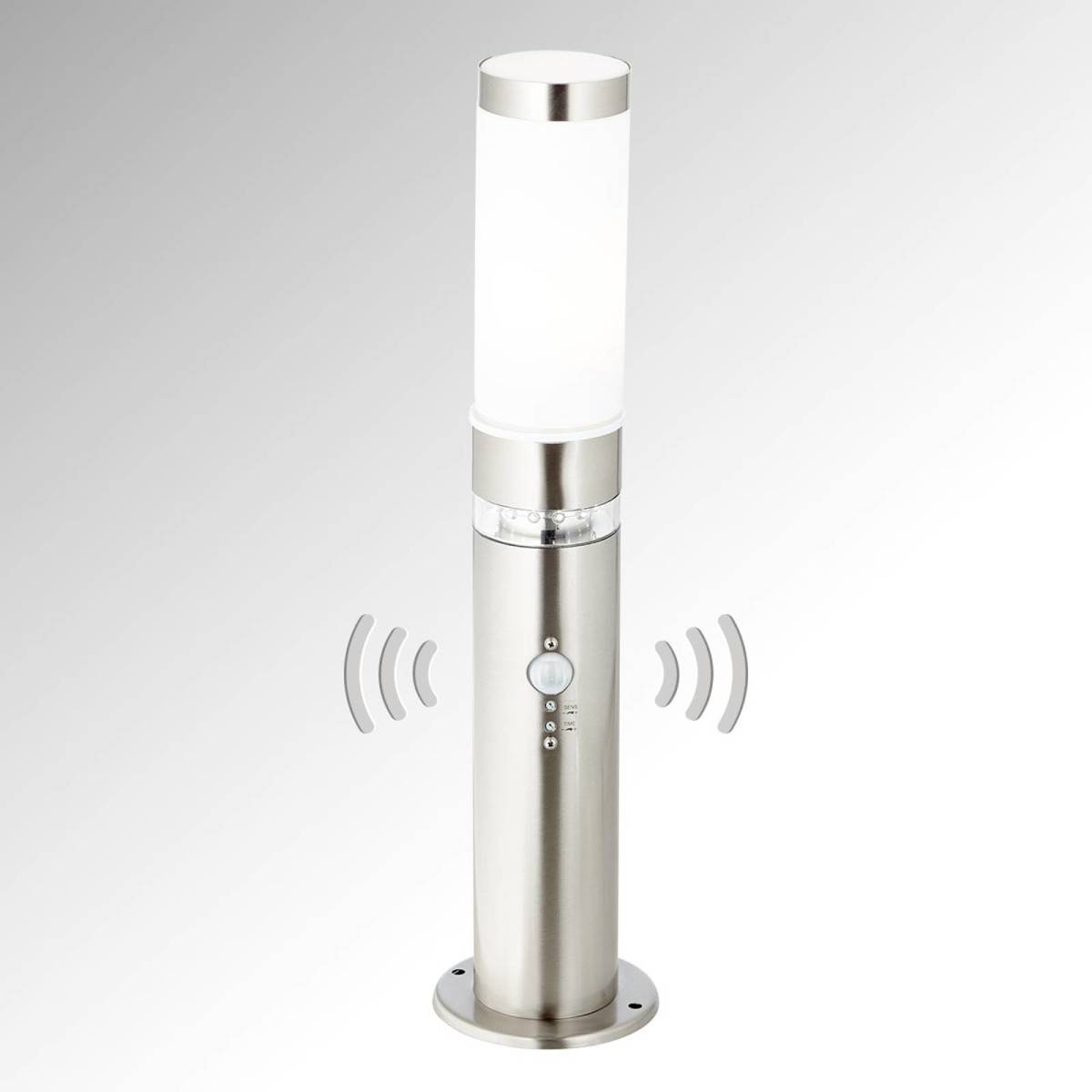 Brilliant Sokkellamp Bole met bewegings-/schemersensor