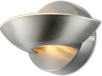 GLOBO LED-wandlamp Cosimo, mat nikkel